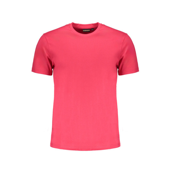 NAPAPIJRI T-SHIRT MANICHE CORTE UOMO ROSA