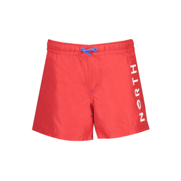 Costume North Sails bambino rosso – Boxer mare con slip interno, tasche e vita elasticizzata con laccetti