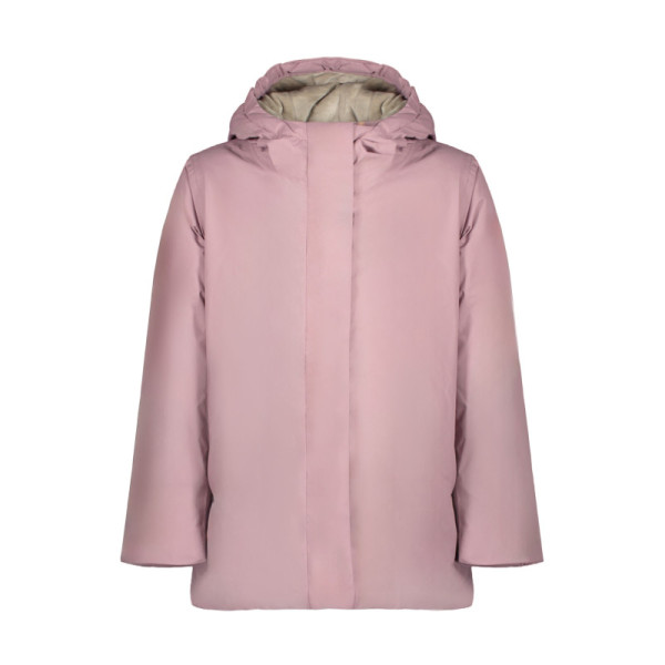 Giubbotto K-Way bambina viola – Impermeabile con cappuccio e zip – Leggero, pratico e dallo stile sportivo