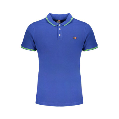 NORWAY 1963 POLO MANICHE CORTE UOMO BLU