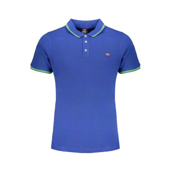 NORWAY 1963 POLO MANICHE CORTE UOMO BLU