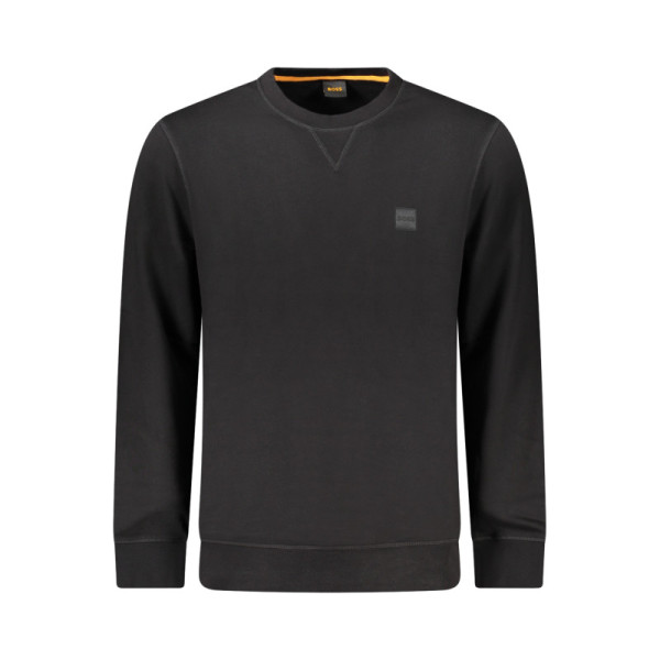 HUGO BOSS FELPA SENZA ZIP UOMO NERO