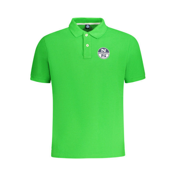 NORTH SAILS POLO MANICHE CORTE UOMO VERDE