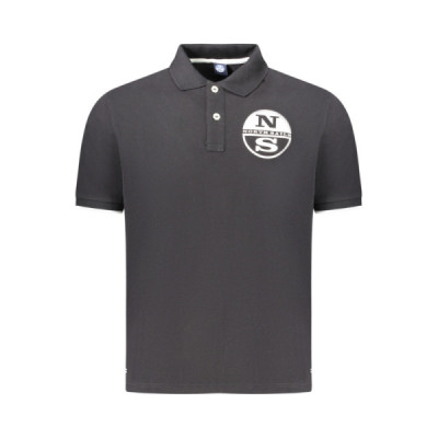 NORTH SAILS POLO MANICHE CORTE UOMO NERO