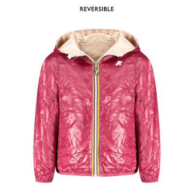 K-WAY GIACCA SPORTIVA BAMBINA ROSA