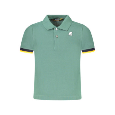K-WAY POLO MANICHE CORTE BAMBINO VERDE