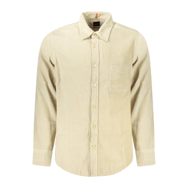 HUGO BOSS CAMICIA MANICHE LUNGHE UOMO BEIGE