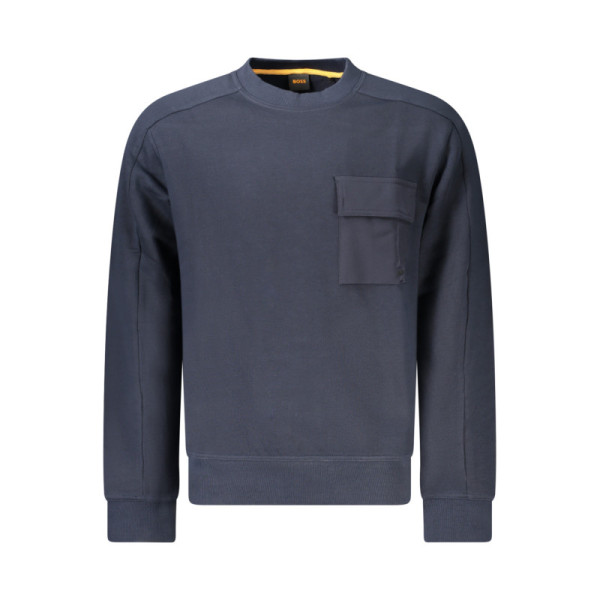 HUGO BOSS FELPA SENZA ZIP UOMO BLU