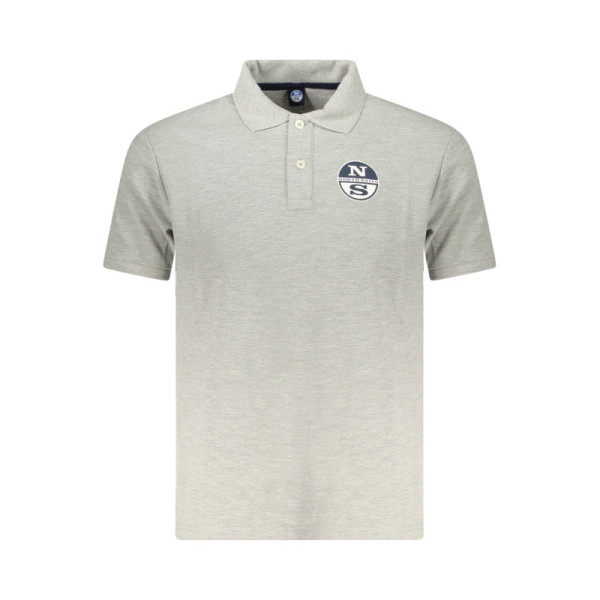 NORTH SAILS POLO MANICHE CORTE UOMO GRIGIO