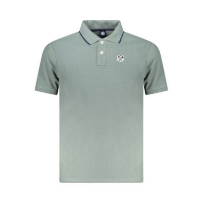 NORTH SAILS POLO MANICHE CORTE UOMO VERDE