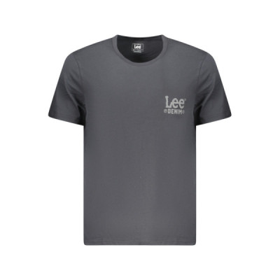 LEE T-SHIRT MANICHE CORTE UOMO NERO
