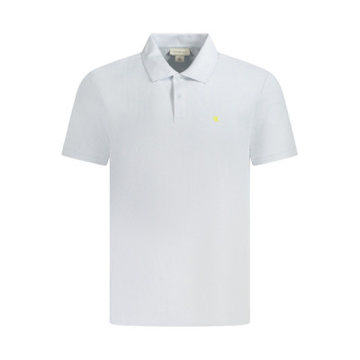 CALVIN KLEIN POLO MANICHE CORTE UOMO AZZURRO