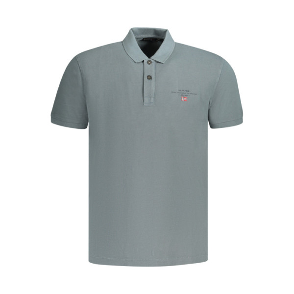 NAPAPIJRI POLO MANICHE CORTE UOMO GRIGIO