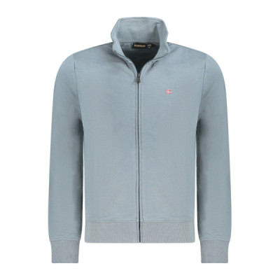 NAPAPIJRI FELPA CON ZIP UOMO GRIGIO