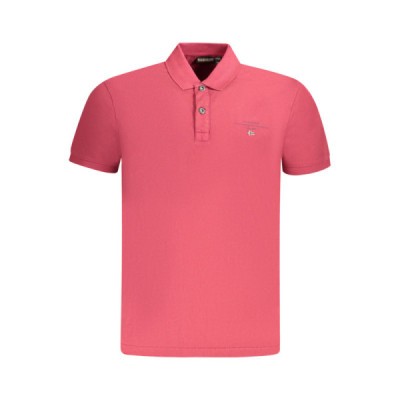 NAPAPIJRI POLO MANICHE CORTE UOMO ROSSO