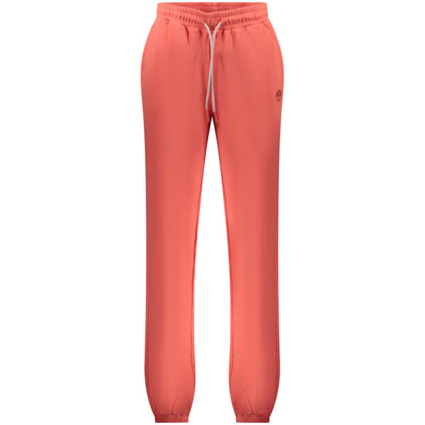 North Sails Pantalone Sportivo Donna Rosa - Elastico in Vita con Lacci 2 Tasche ed Elastico Caviglia - Stampa Logo Stile Nautico