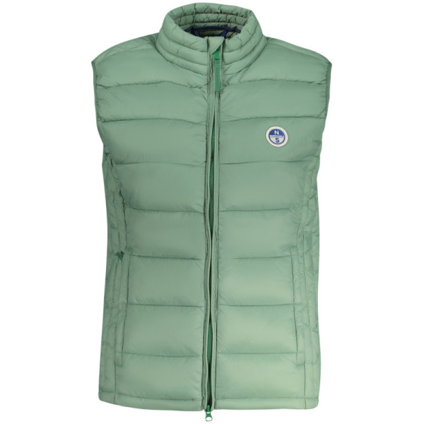 North Sails Smanicato Donna Verde - Quattro Tasche con Chiusura Zip Applicazione e Logo - Design Nautico Elegante