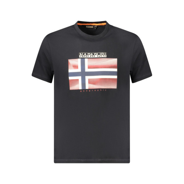 NAPAPIJRI T-SHIRT MANICHE CORTE UOMO NERO