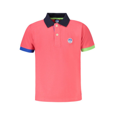 NORTH SAILS POLO MANICHE CORTE BAMBINO ROSA