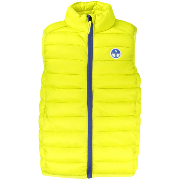 Smanicato North Sails bambino giallo – Gilet imbottito leggero con zip e logo, ideale per mezza stagione
