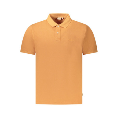 PEPE JEANS POLO MANICHE CORTE UOMO ARANCIO