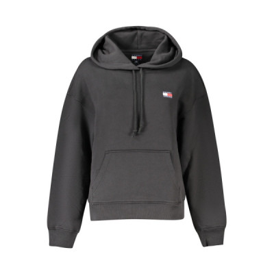 TOMMY HILFIGER FELPA SENZA ZIP DONNA NERO