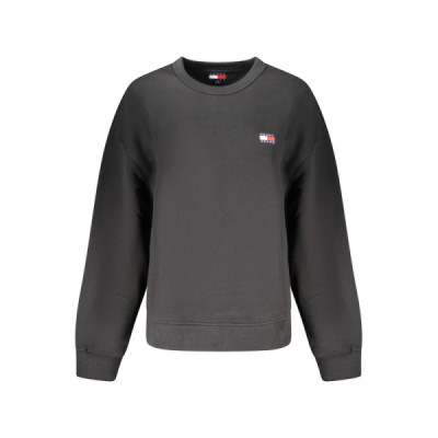 TOMMY HILFIGER FELPA SENZA ZIP DONNA NERO
