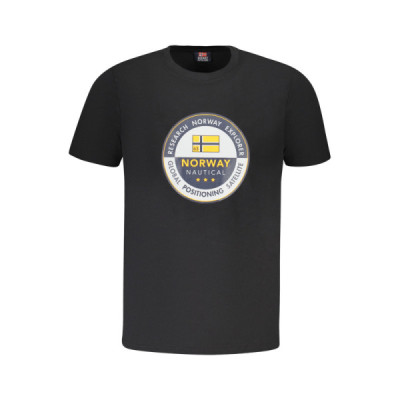 NORWAY 1963 T-SHIRT MANICHE CORTE UOMO NERO