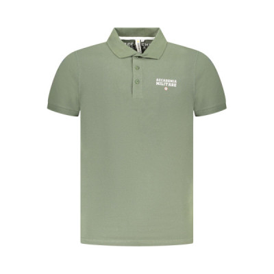 ACCADEMIA MILITARE POLO MANICHE CORTE UOMO VERDE