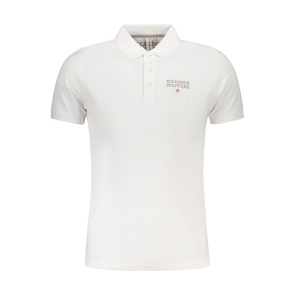 ACCADEMIA MILITARE POLO MANICHE CORTE UOMO BIANCO