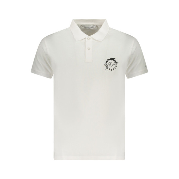 TRUSSARDI POLO MANICHE CORTE UOMO BIANCO