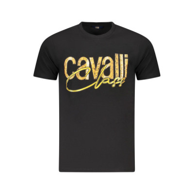 CAVALLI CLASS T-SHIRT MANICHE CORTE UOMO NERO