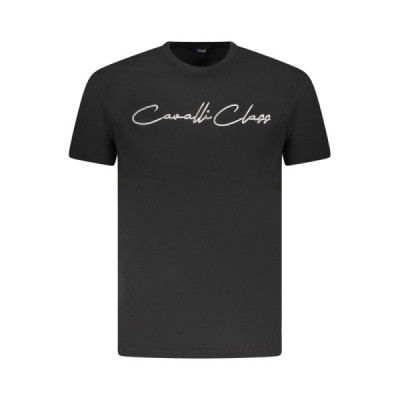 CAVALLI CLASS T-SHIRT MANICHE CORTE UOMO NERO