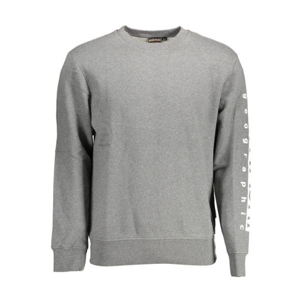 NAPAPIJRI FELPA SENZA ZIP UOMO GRIGIO