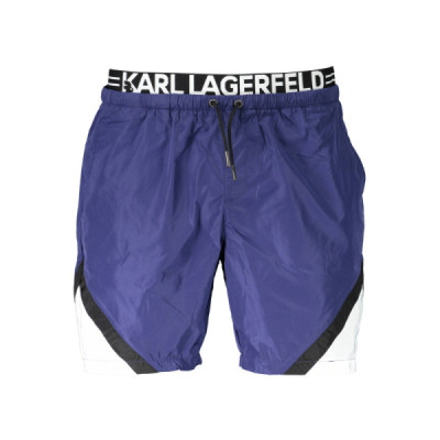 KARL LAGERFELD BEACHWEAR COSTUME PARTE SOTTO UOMO BLU