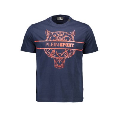 PLEIN SPORT T-SHIRT MANICHE CORTE UOMO BLU