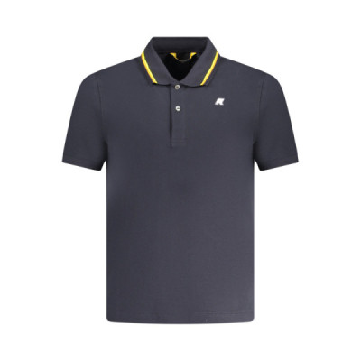 K-WAY POLO MANICHE CORTE UOMO BLU