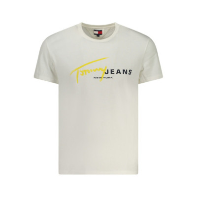 TOMMY HILFIGER T-SHIRT MANICHE CORTE UOMO BIANCO