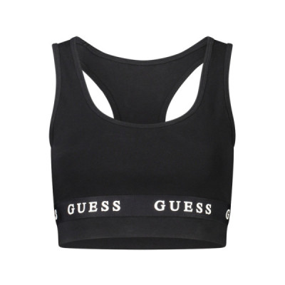 GUESS JEANS TOP DONNA NERO