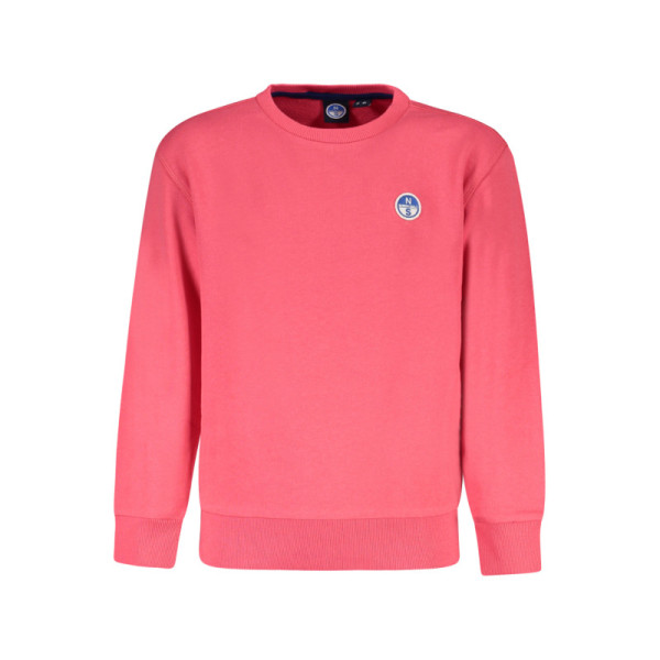 Felpa North Sails bambino rosa – Girocollo in cotone felpato – Stile marinaro casual e moderno con logo frontale