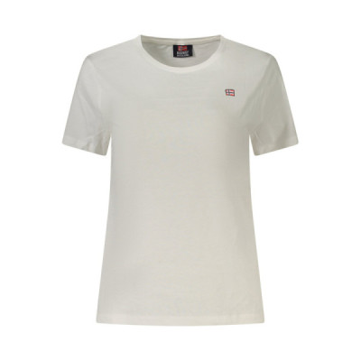 NORWAY 1963 T-SHIRT MANICHE CORTE DONNA BIANCO