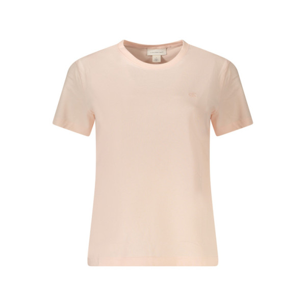 CALVIN KLEIN T-SHIRT MANICHE CORTE DONNA ROSA