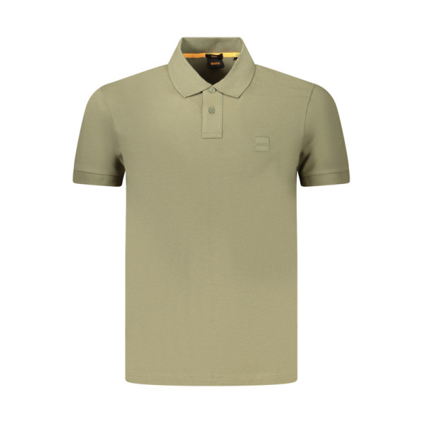 BOSS POLO MANICHE CORTE UOMO VERDE