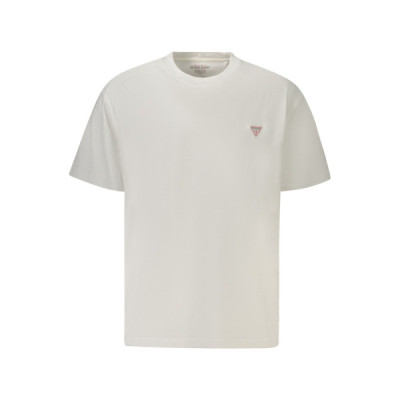 GUESS JEANS T-SHIRT MANICHE CORTE UOMO BIANCO