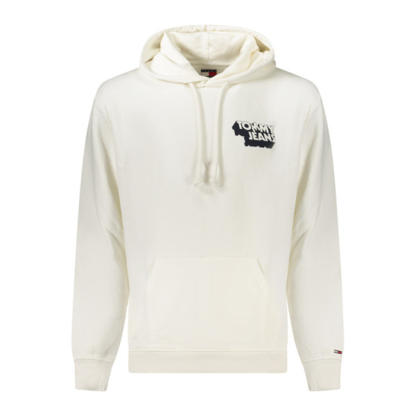 TOMMY HILFIGER FELPA SENZA ZIP UOMO BIANCO