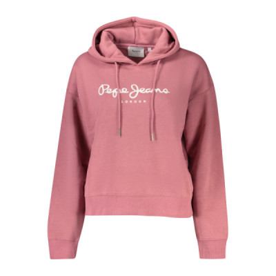 PEPE JEANS FELPA SENZA ZIP DONNA ROSA