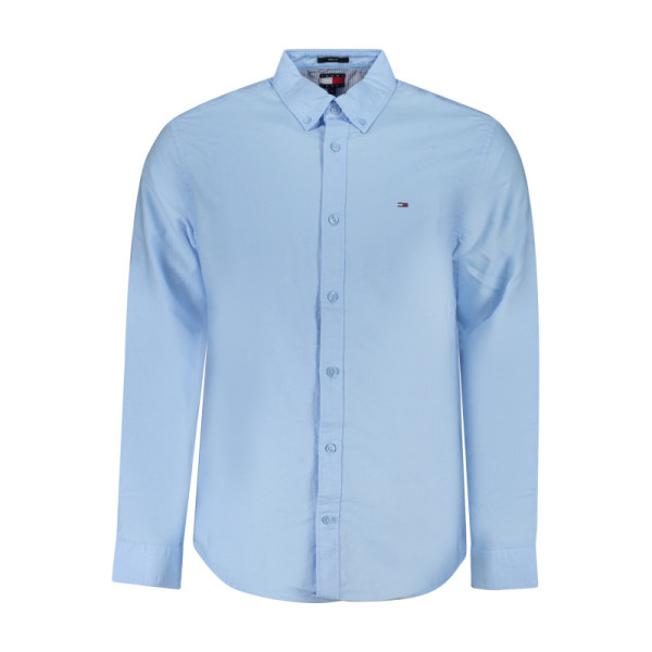 TOMMY HILFIGER CAMICIA MANICHE LUNGHE UOMO AZZURRO