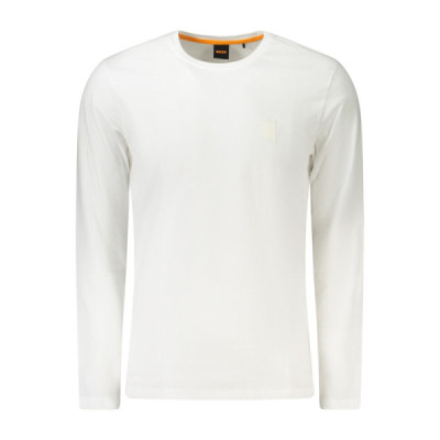 BOSS T-SHIRT MANICHE LUNGHE UOMO BIANCO