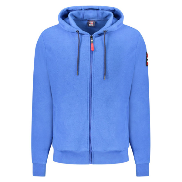 NORWAY 1963 FELPA CON ZIP UOMO BLU