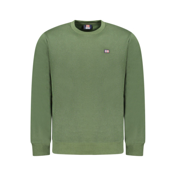 NORWAY 1963 FELPA SENZA ZIP UOMO VERDE